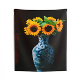 Sunflower Vase Tapestry