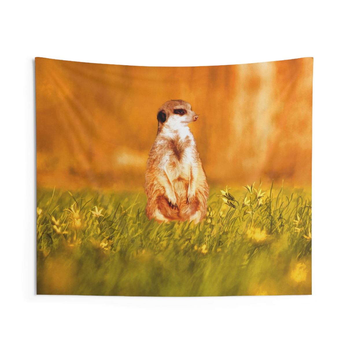 Standing Meerkat Tapestry