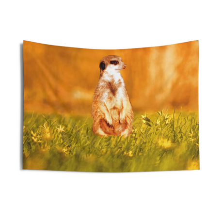 Standing Meerkat Tapestry