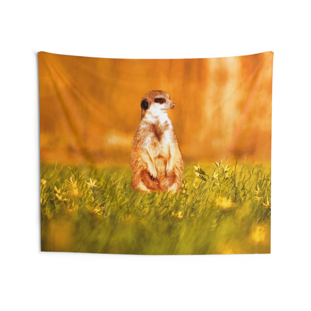 Standing Meerkat Tapestry