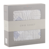 Mountain Peak Cotton Muslin Crib Sheet