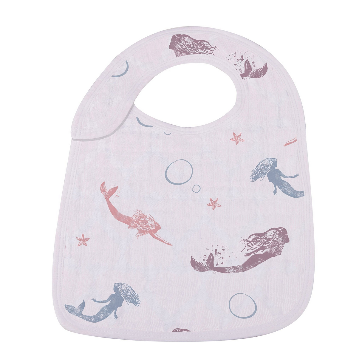 Under The Sea Bamboo Muslin Snap Bibs 3PK