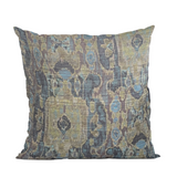 Sonoma Canyon Green Navy and Blue Handmade Luxury Pillow