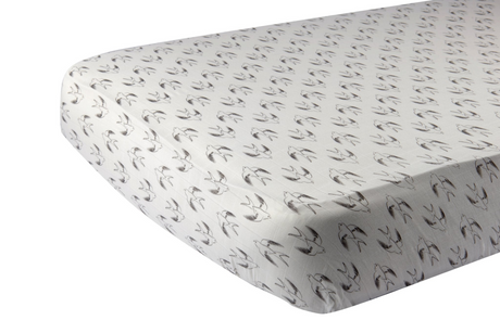 Sparrows Cotton Muslin Crib Sheet