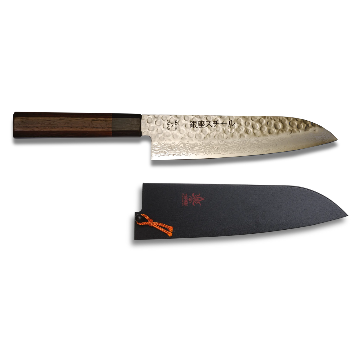 Zen Saya Elite Knife Set - Takayama Santoku Knife with Saya