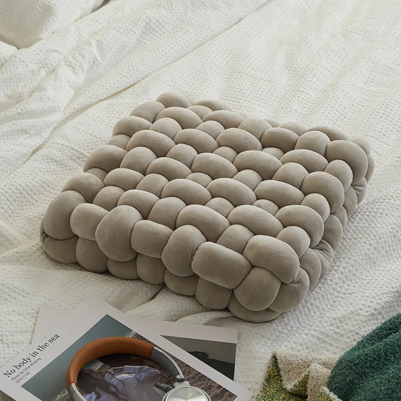 Soft Knot Throw Pillow