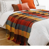 Vintage Plaid Throw