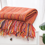 Varigated Tassel Throw