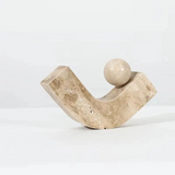 Arch Travertine Bookend