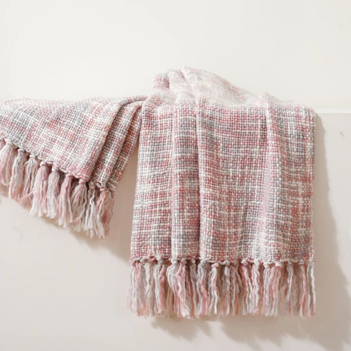 Blush Knit Blanket