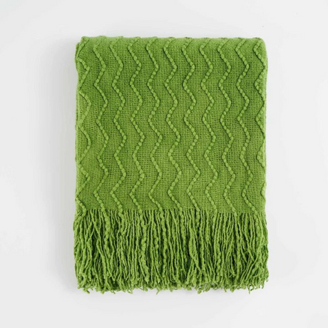 Chevron Fringe Throw