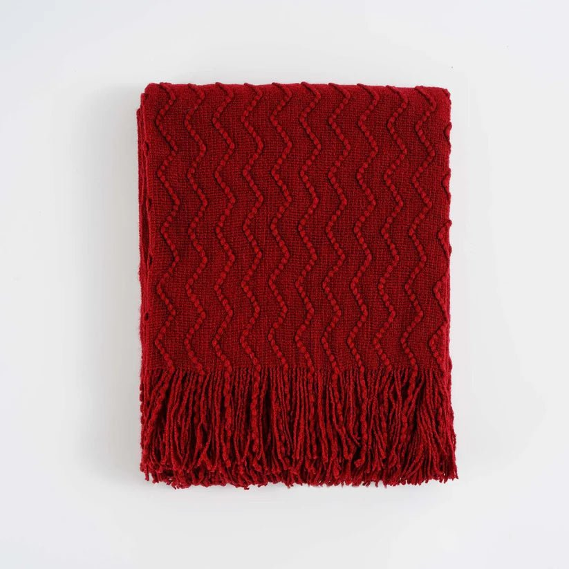 Chevron Fringe Throw