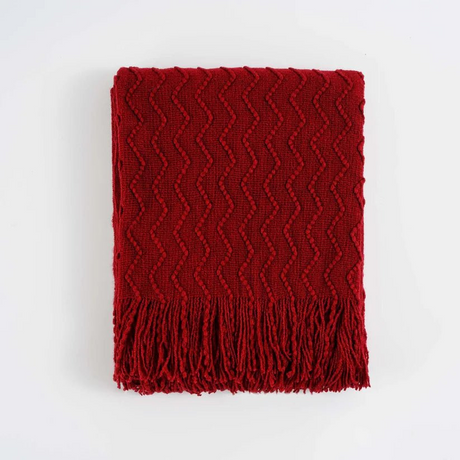 Chevron Fringe Throw