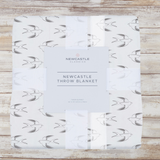 Sparrows Bamboo Muslin Throw Blanket