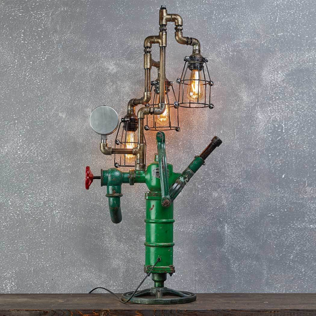 Short Spectacular Water Pump Lamp