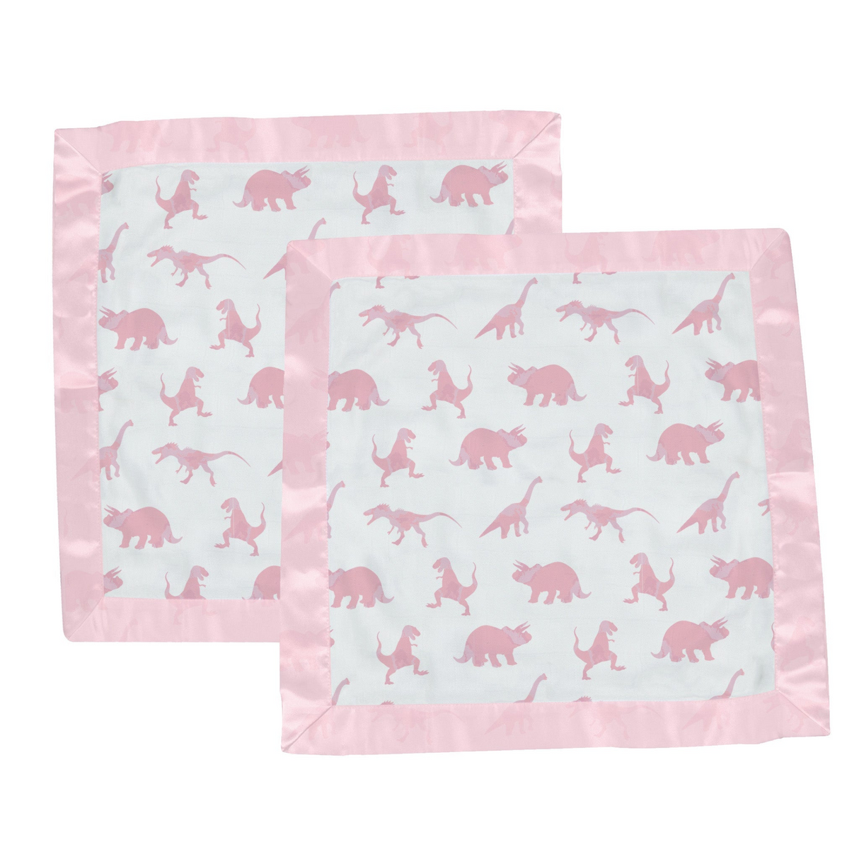 Pink Dinosaurs Bamboo Newcastle Blankie