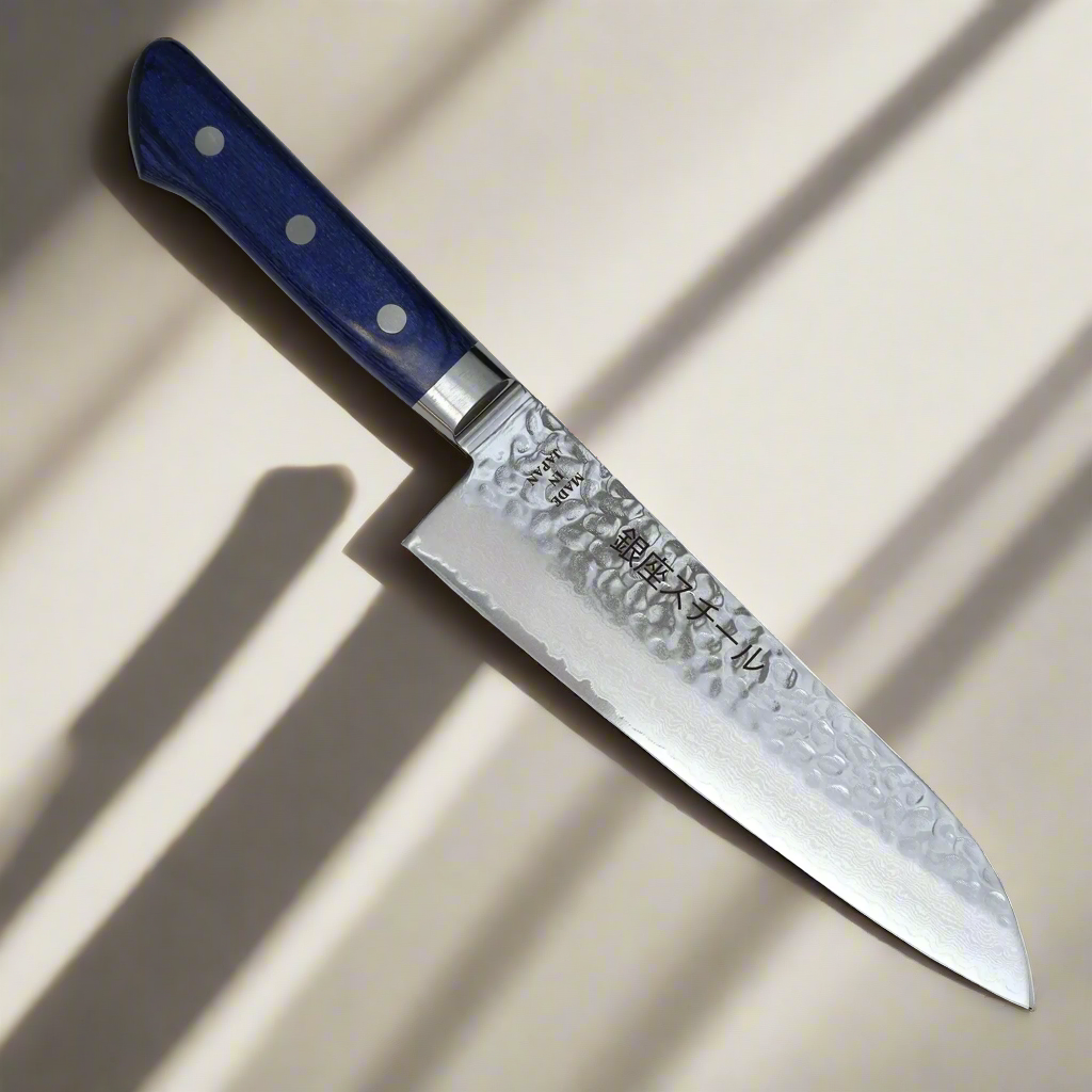 KASUMI 180- Damascus VG10 Santoku Knife 180mm-RB