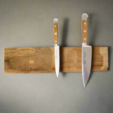 Magnetic Knife Strip Oak - Holds Up to 7 Knives (Knife not included)