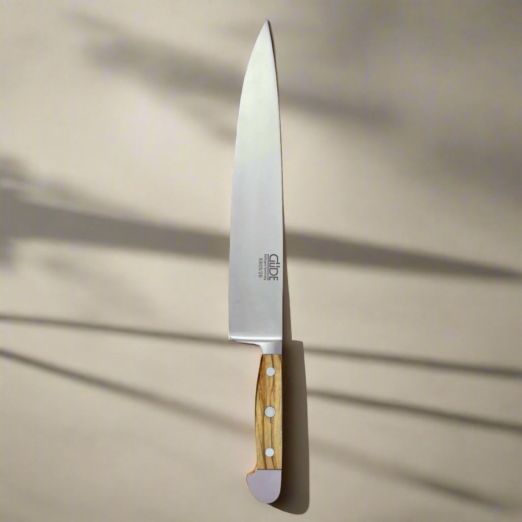 ALPHA OLIVE| Chef Knife - 10" | Forged Steel with Olive Wood handle