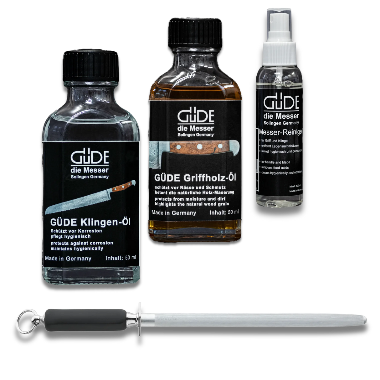 GÜDE Professional Knife Care Bundle - Made in Germany