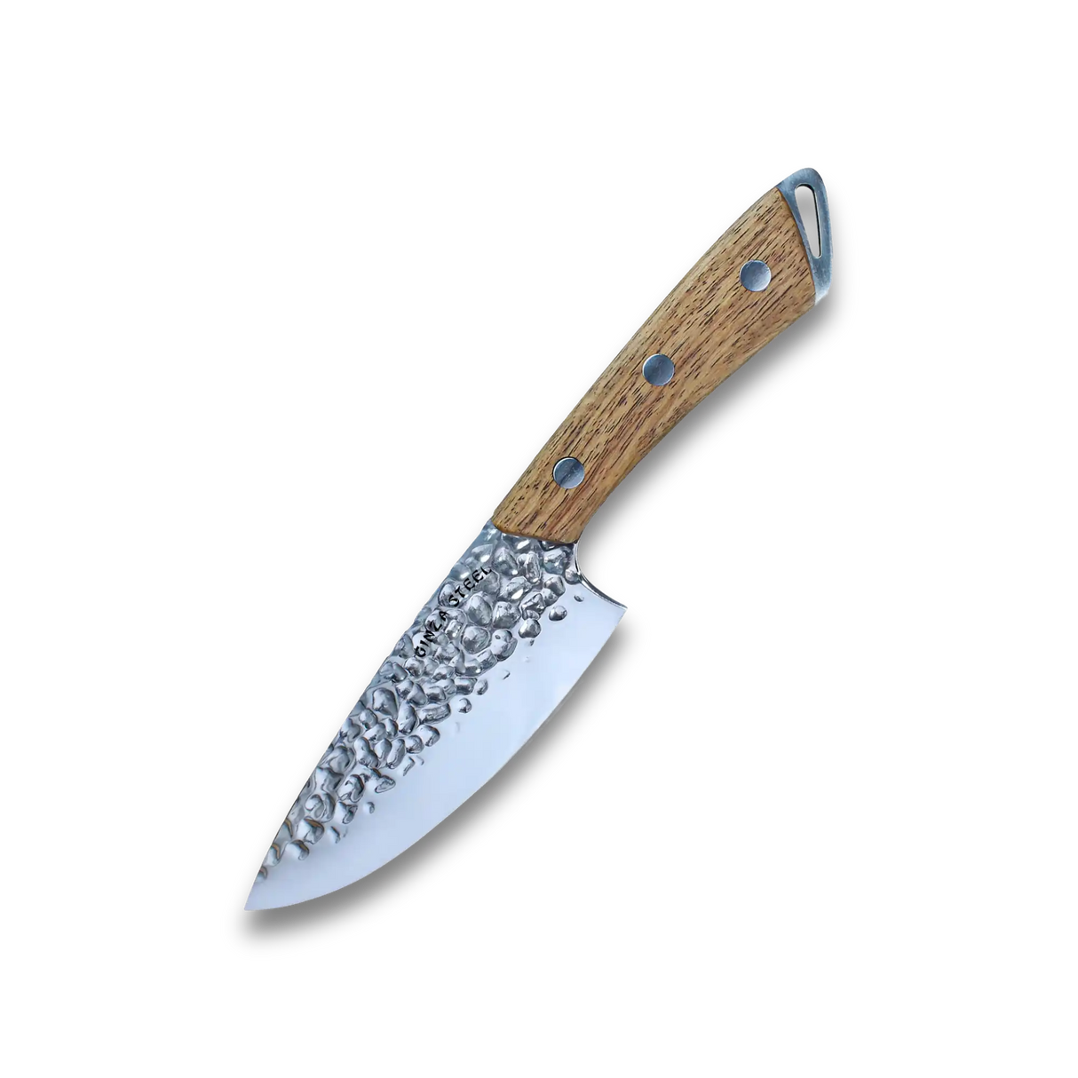 SHINOBI | Chef Knife 5-inch AUS8 hammered blade with Wood handle