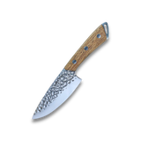 SHINOBI | Chef Knife 5-inch AUS8 hammered blade with Wood handle