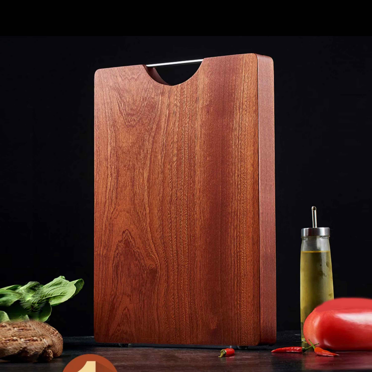 Ginza Pro Junior Cutting Board - Ebony Wood - 45x30x3cm