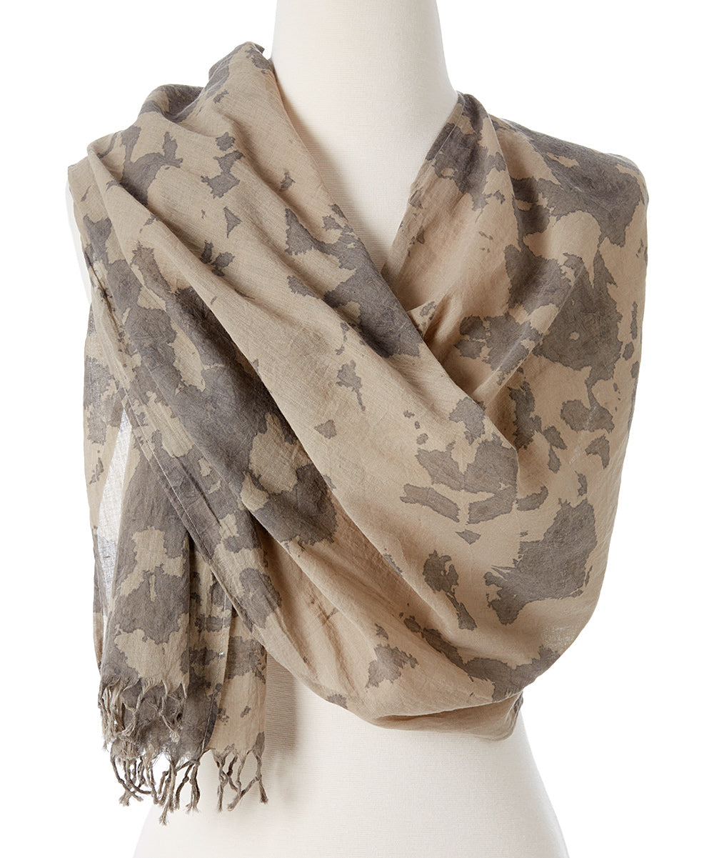 Organic Tie Dye Scarf - Awaken