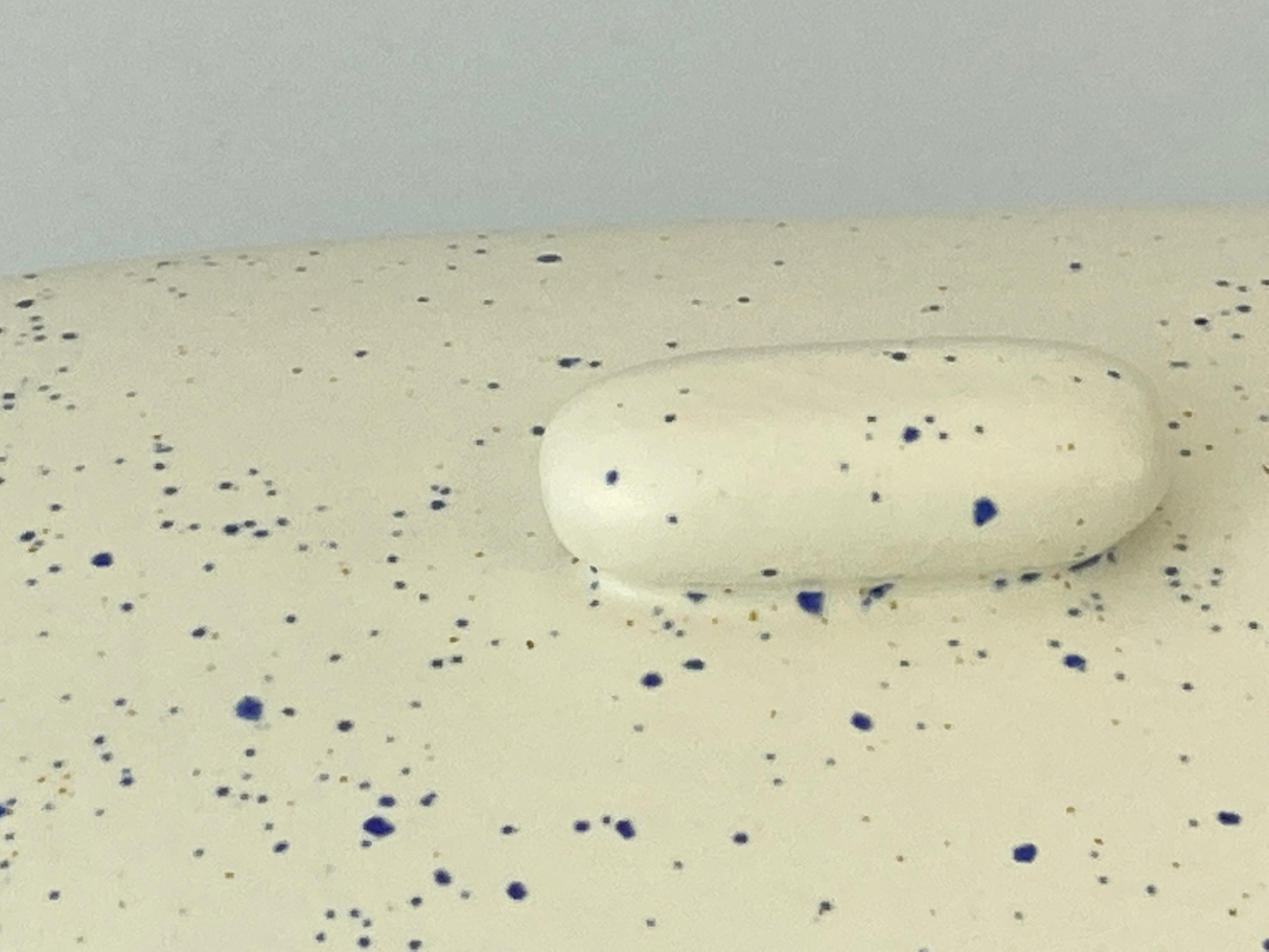 Butter Dish Light Speckled Blue Glaze