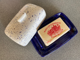 Handmade Pottery Butter Dish with Lid