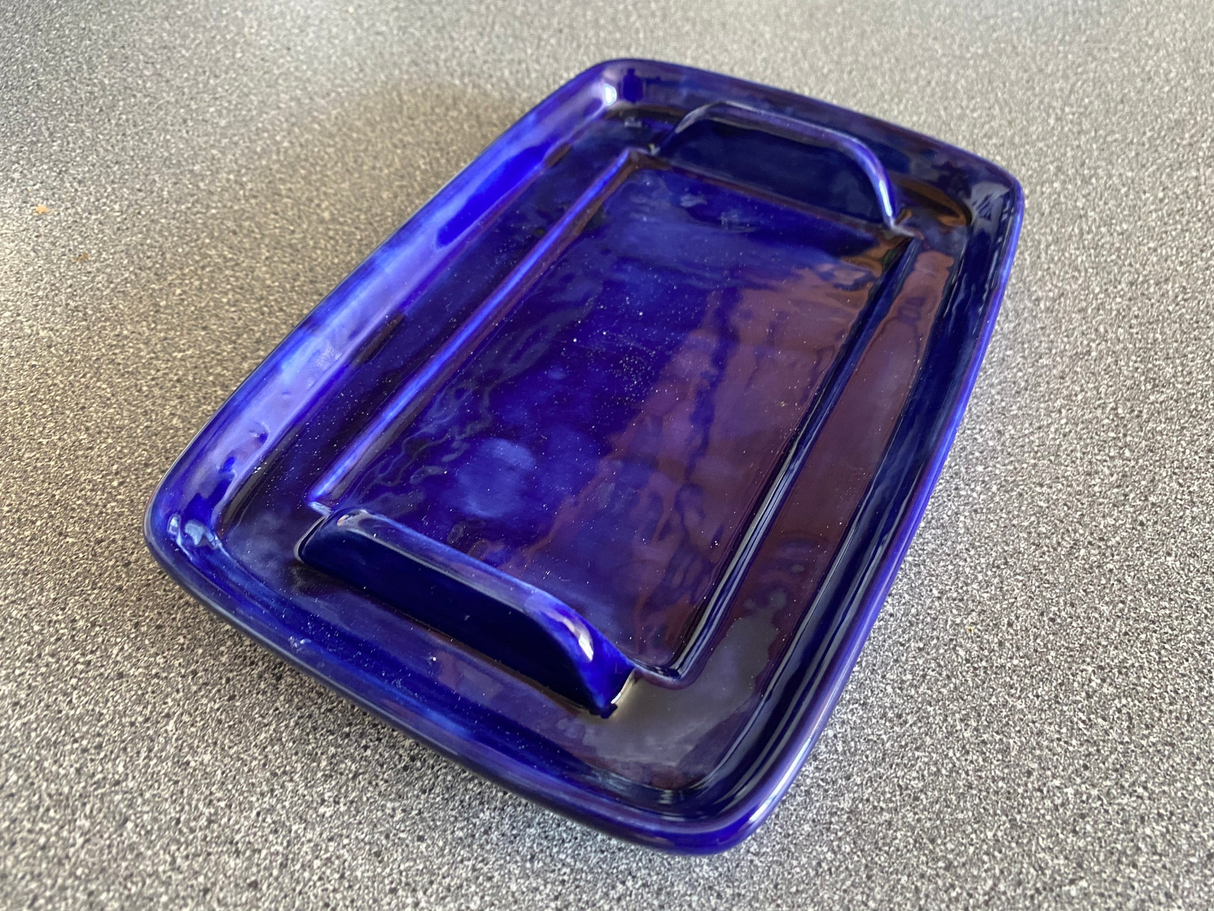 Handmade Pottery Butter Dish with Lid