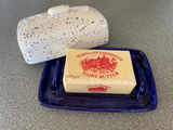 Handmade Pottery Butter Dish with Lid