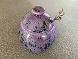 Sugar Bowl Speckled Purple Glaze