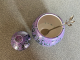 Sugar Bowl Speckled Purple Glaze