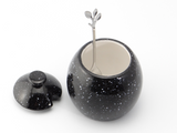 Sugar Bowl Speckled Black Glaze