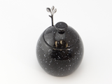 Sugar Bowl Speckled Black Glaze