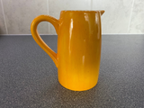 Milk Jug, Creamer, Yellow Speckled Glaze