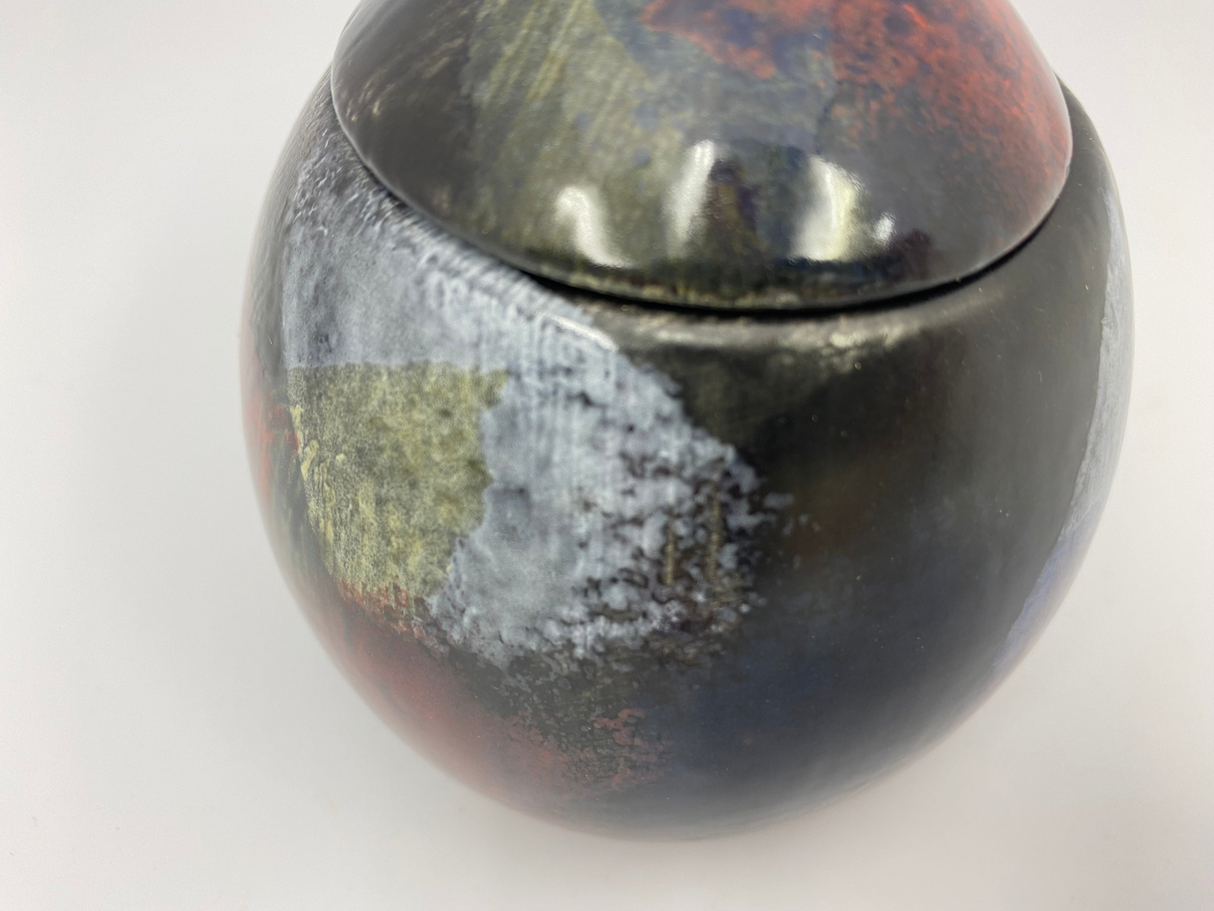 Sugar Bowl Abstract Glaze