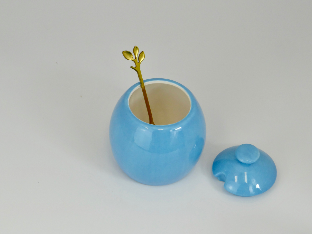 Sugar Bowl and Milk Jug Set Sky Blue