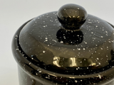 Speckled Black Canister