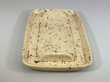 Butter Dish with Speckled Honey Glaze