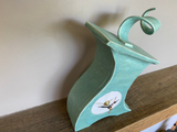 Ceramic Mantel Clock - Cornish Copper