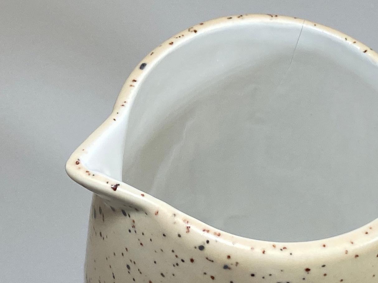 Milk Jug, Creamer, Honey Speckled Glaze