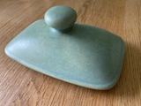 Butter Dish with Lid - Cornish Copper Glaze