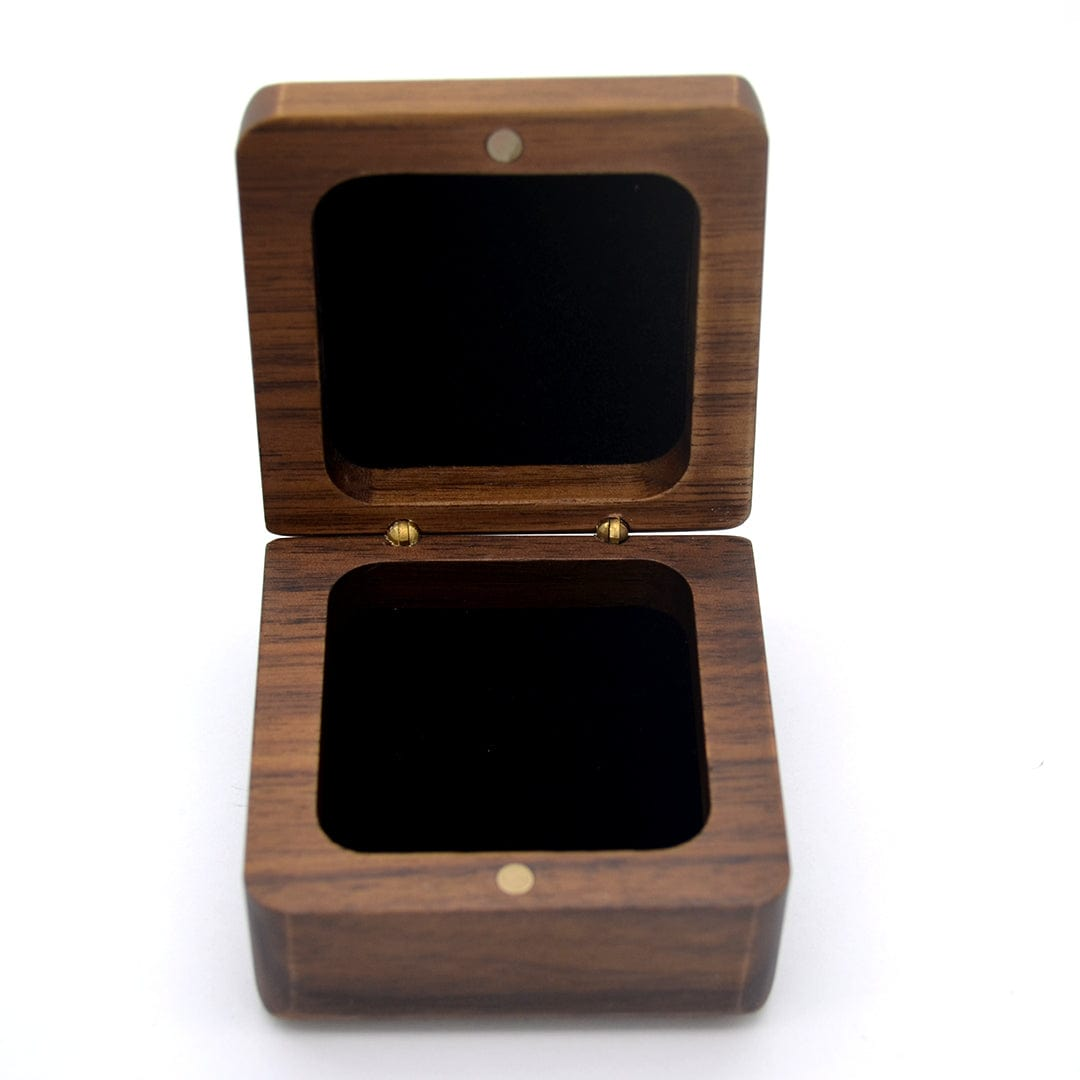 Magnetic Wooden Ring Bearer Box