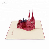 Coron Church 3D Pop Up Greeting Card