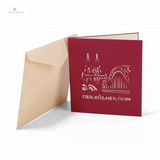 Coron Church 3D Pop Up Greeting Card