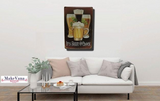 Its Beer O clock Metal Tin SIgn Poster