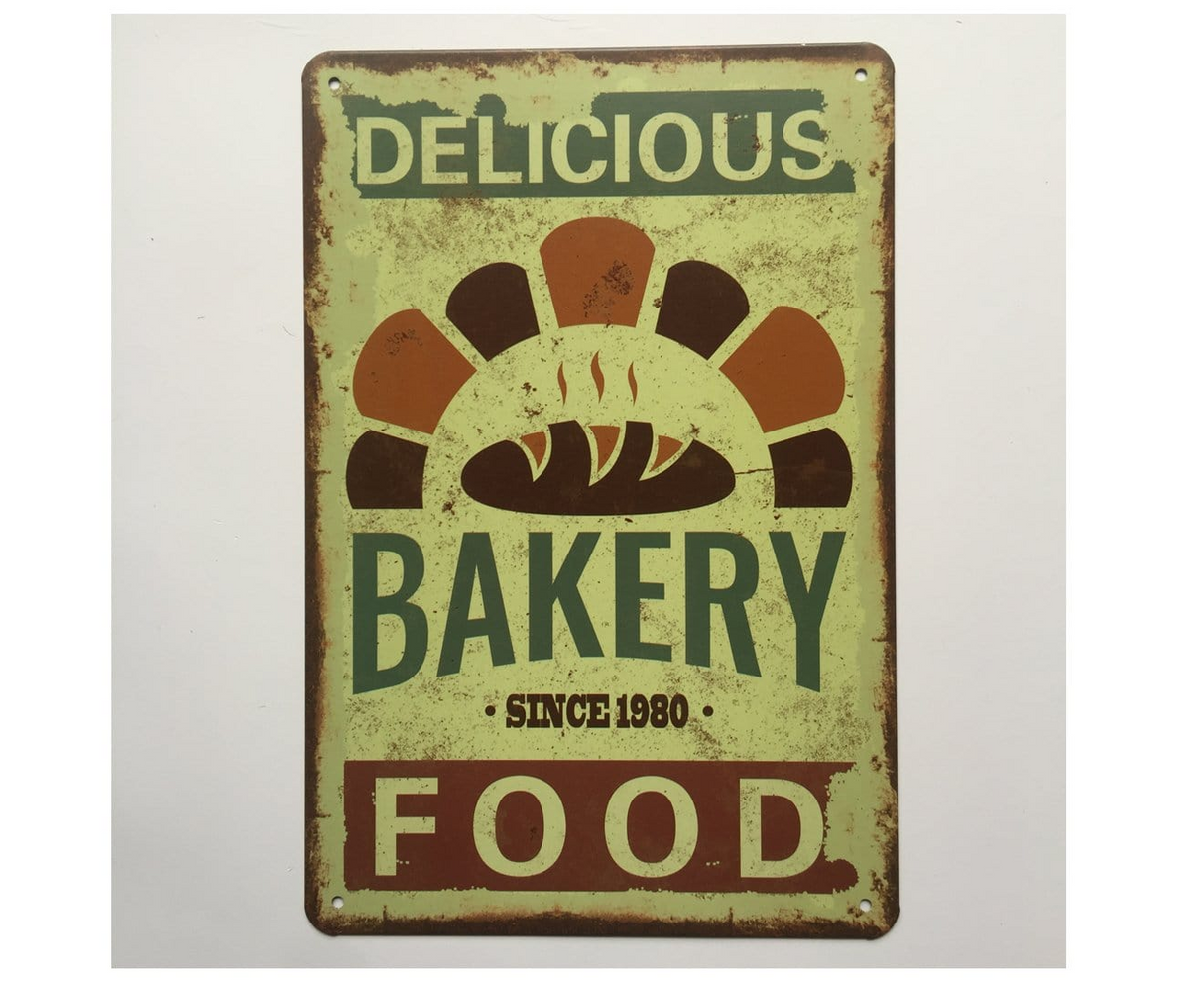 Bakery Food Metal Tin Sign Poster