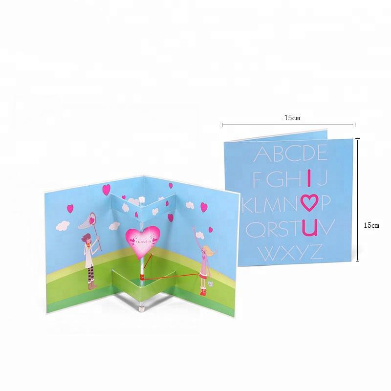 I love you Pop up  Valentine's day Greeting Card